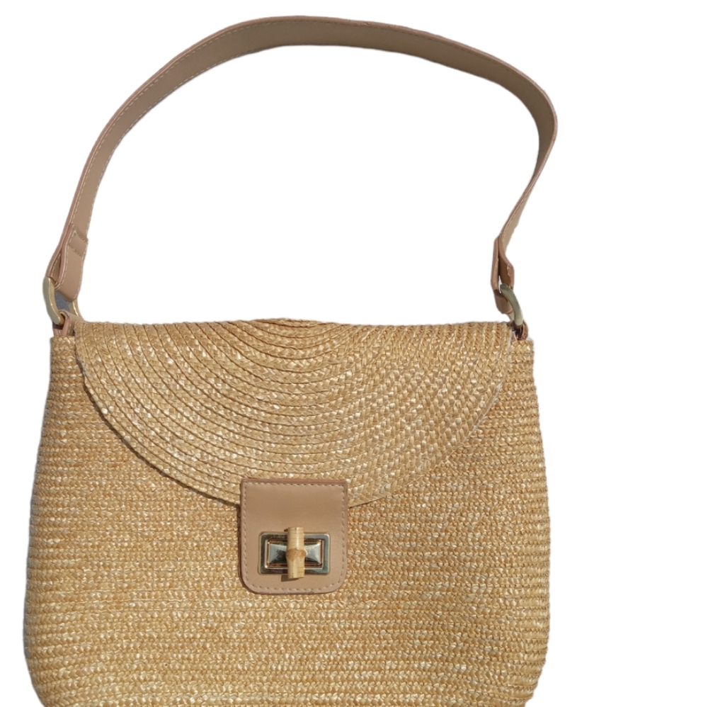 Woven Bamboo Handbag